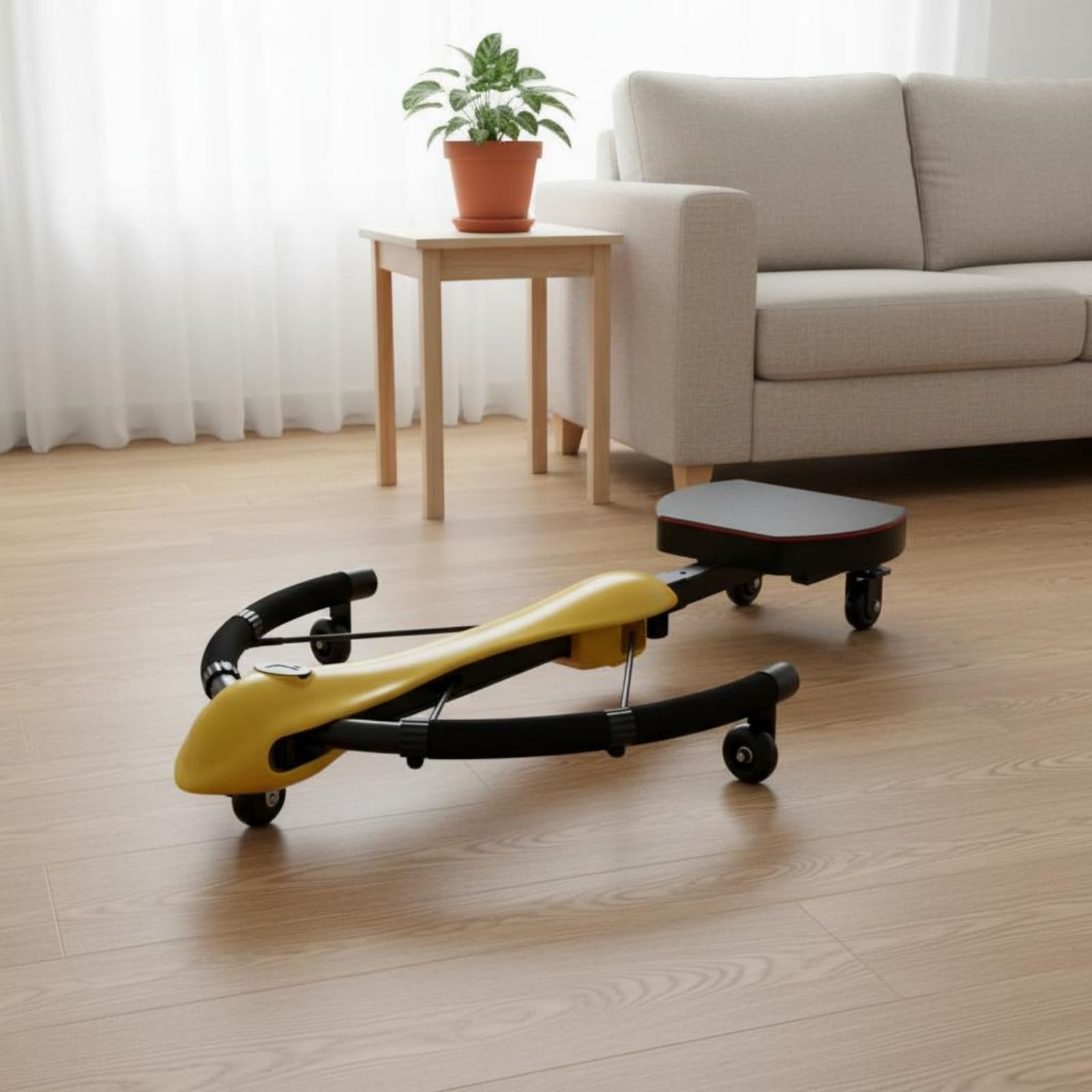 Rodillo Abdominal con Resorte Agarre Cómodo Rueda Abdominal con Resorte Estable Equipo de Ejercicio para Interior