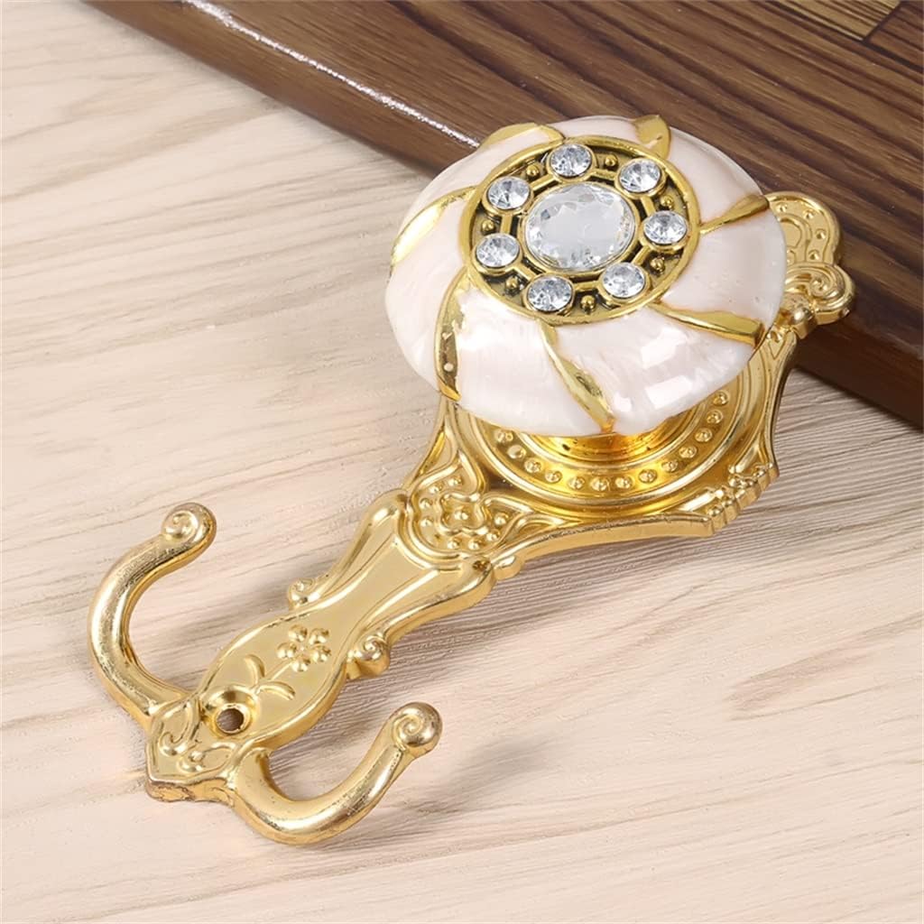 FMURY Curtain Hook Straps A Pair of European-Style Curtain Hooks Wall Hooks Side-Mounted Curtains(E)