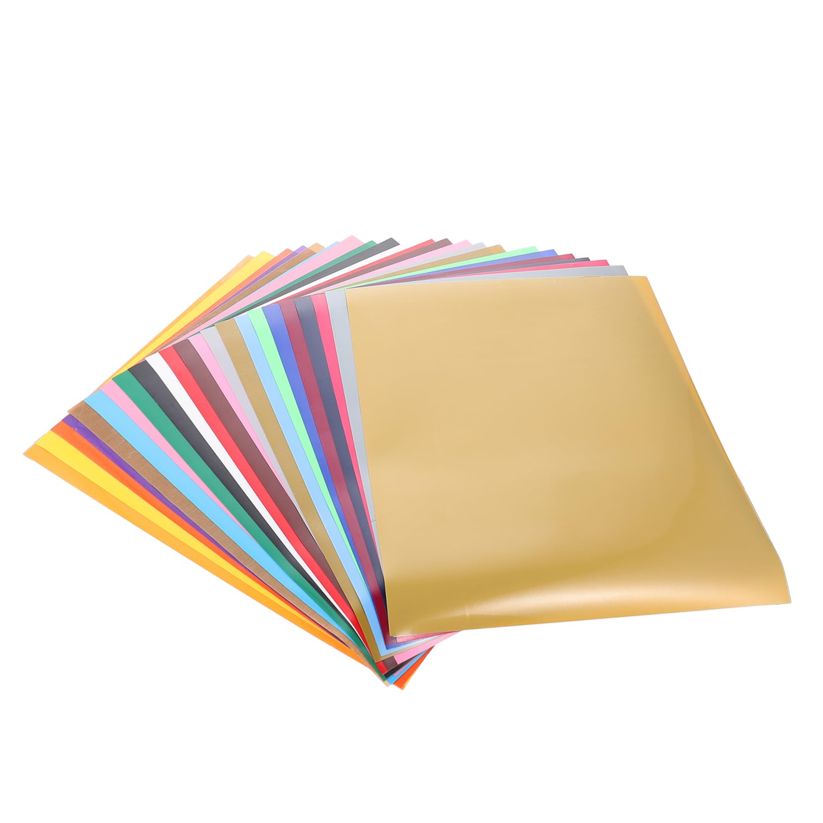 VILLCASE Vinyl Removable 23pcs Heat Transfer Films 12x10in Iron Clothing Film DIY Heat Transfer Vinyl for Hats