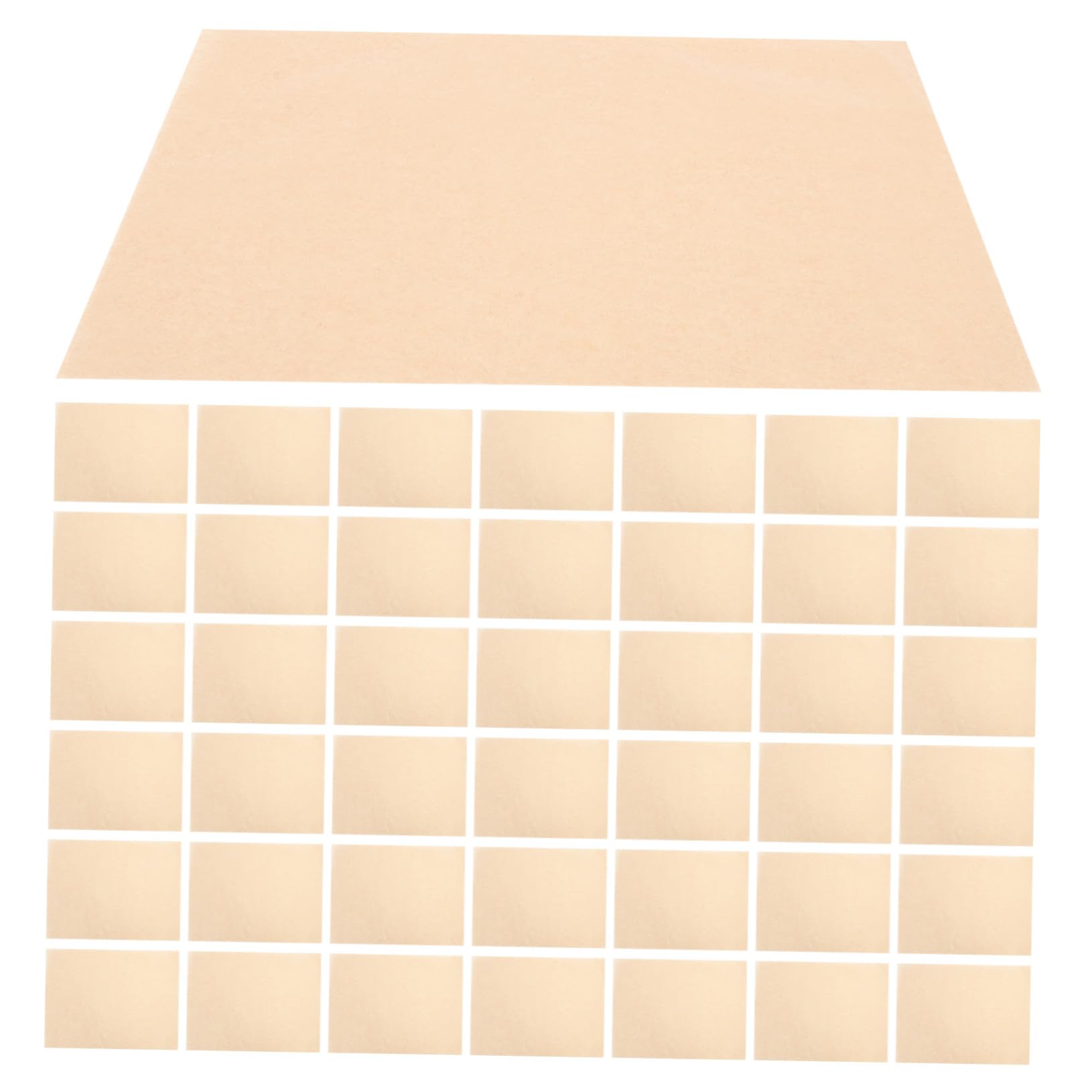 ABOOFAN 200 Stck. Silikonpapier Backen Ungebleichtes Pergamentpapier Steamer Paper Wiederverwendbarer Ofenauskleidung Grillpapier Pergamentpapier Zum Grillen Backpapier Hellbraun