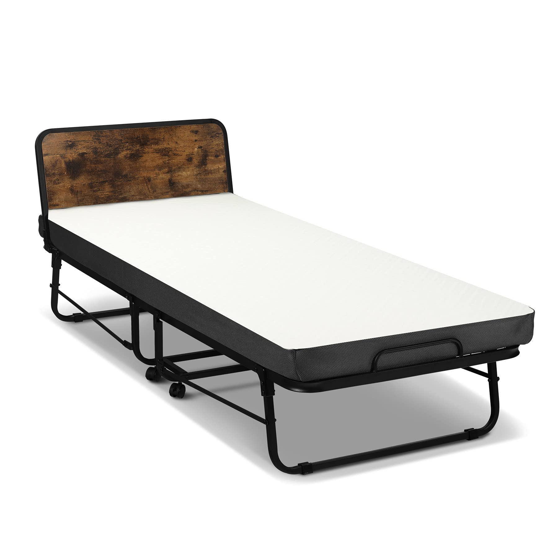 Buy Rotihom Portable Folding Bed with 5 Inch Mattress Rollaway Guest