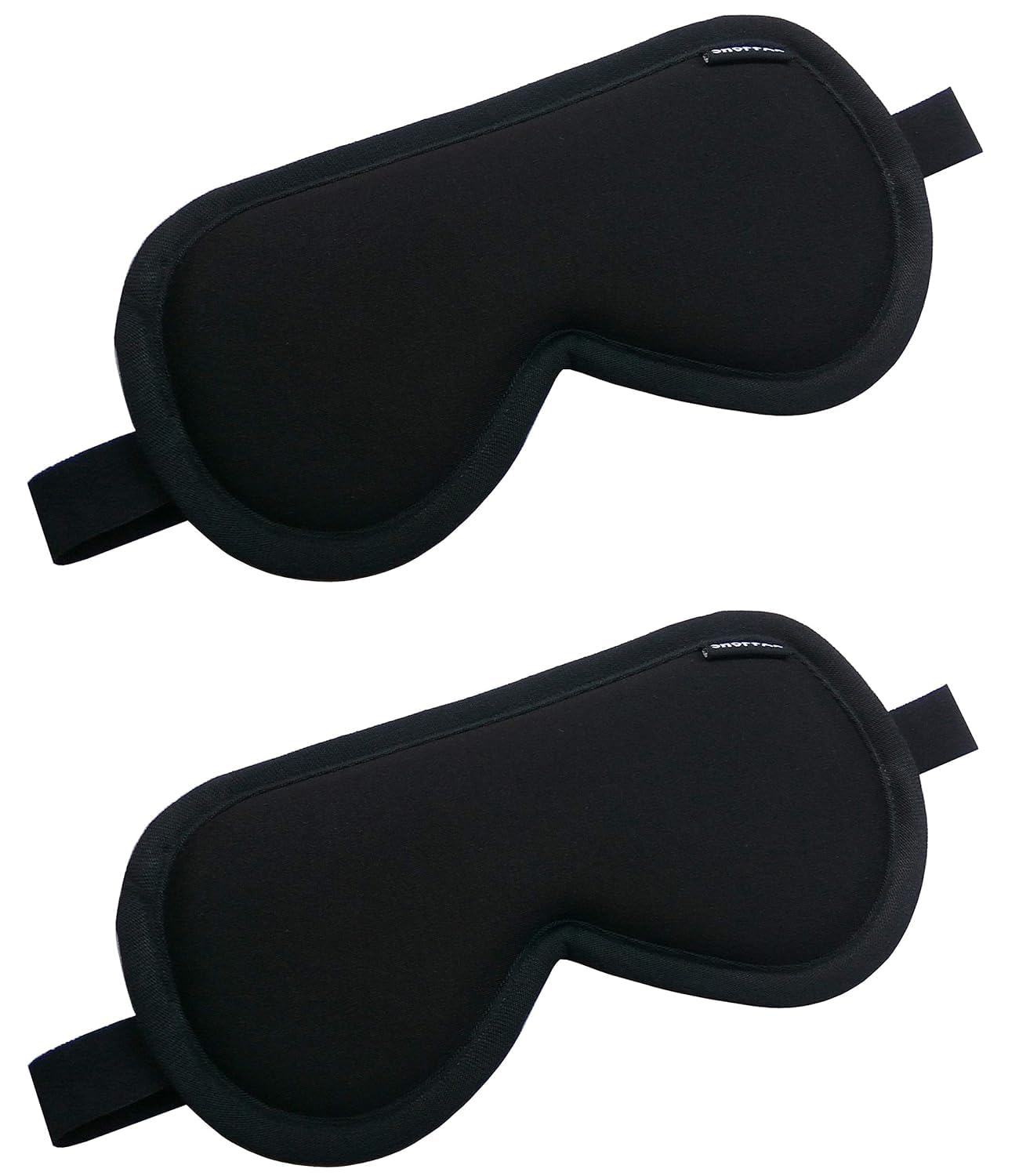 Adjustable Pack of 2 Black Sleeping Mask Eye Mask for Men and Women