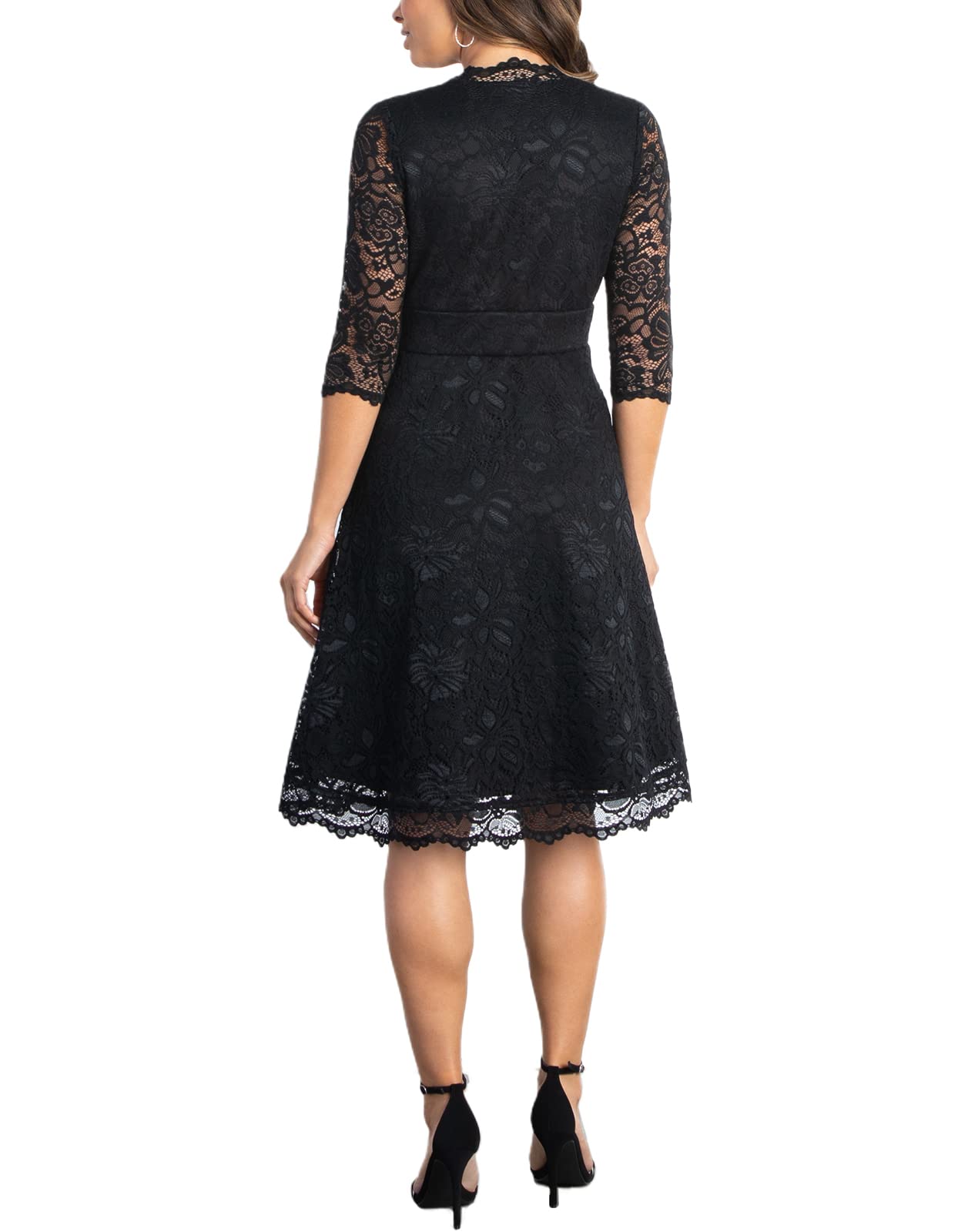 Kiyonna Womens Plus Size Special Occasion Mademoiselle Lace Cocktail Dress  | Desertcart Mauritius