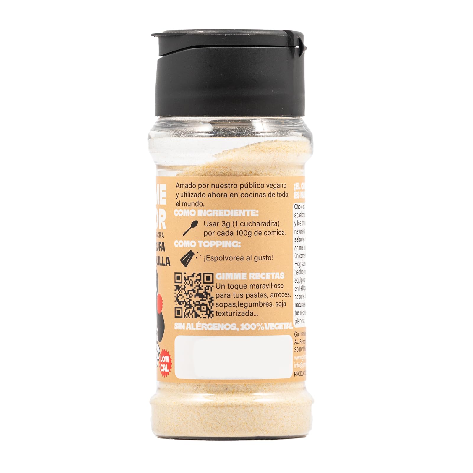 Especias con sabor a Setas, trufa y Mantequilla I Sazonador vegano con sabor a Setas, trufa y Mantequilla I Sazonador Vegetal I Sin alérgenos, sin gluten y sin aditivos I Vegano I 55g I GIMME SABOR - 3