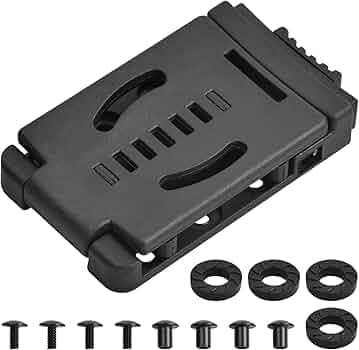 Clip Da Cintura Kydex In Acciaio Inox - Fodero Porta Coltello Con Gancio Regolabile Per Vita E Cintura - Foto 5