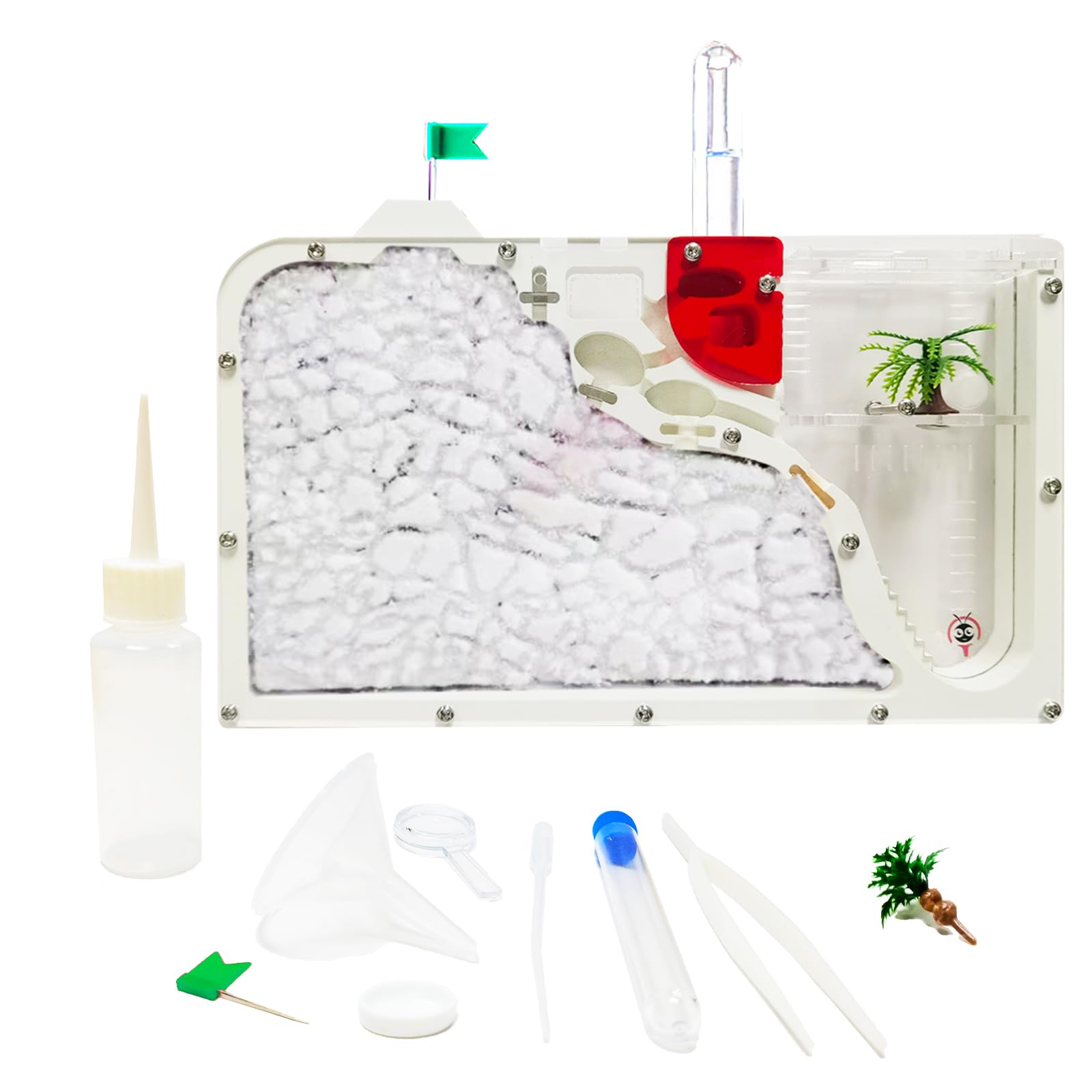 Sand Ant Farm Castle for Kids,Large Ant Habitat to Study Insect Behavior,Ant Colony Ecosystem Science Educational Gift for Classroom