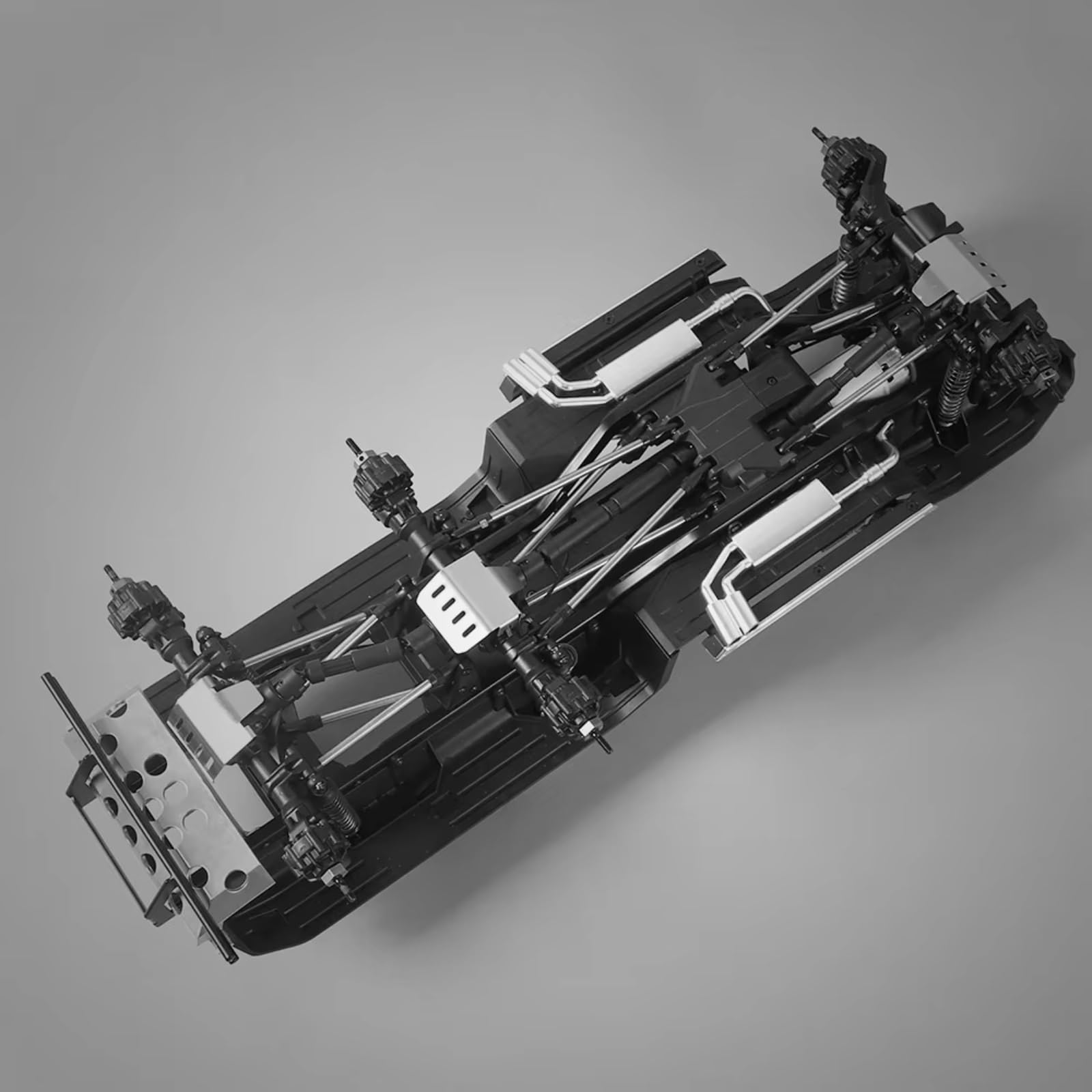 Rc Special Connecting Rod for TRX6 1/10 A17I 14 Pcs Stainless Steel Links Linkage Pull Rod Unassembled Kit RC Crawler Car Parts and Accessories Upgrades Replacement Use