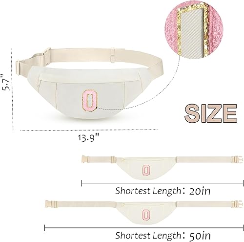 Miniatura 212 de MAXTOP - Cangurera cruzada grande con 4 bolsillos con cremallera, ideal para eventos deportivos, festivales, entrenamiento, viajes, correr y uso