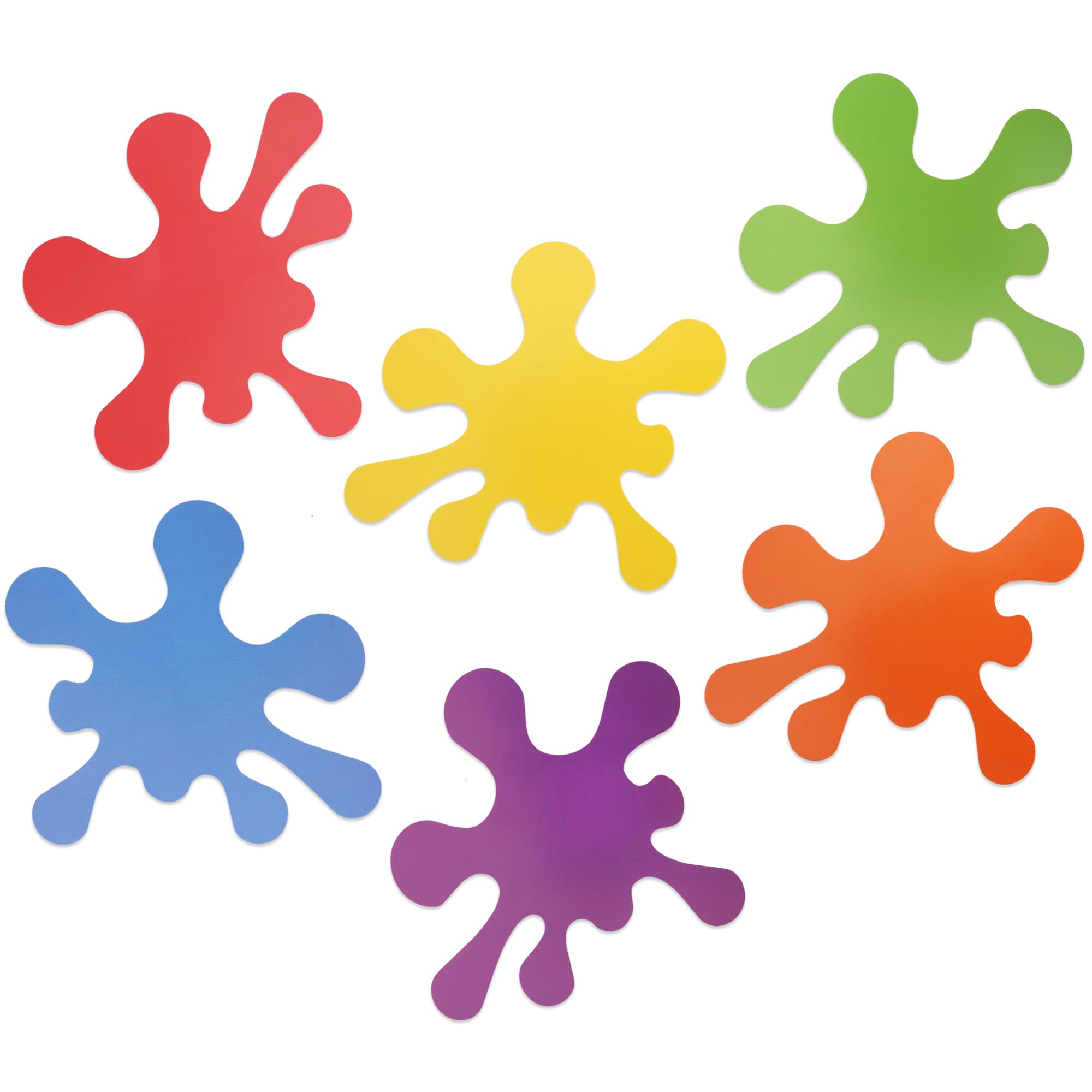 Vuzvuv 48Pcs Paint Splatter Cutouts, Classroom Bulletin Board &amp; Party Decor