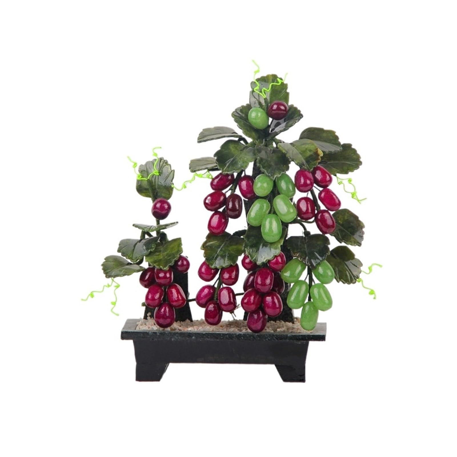 Fake Tree Artificial Bonsai Decorative Plants, Jade Grapes Indoor Decoration Ornament Indoor Decor