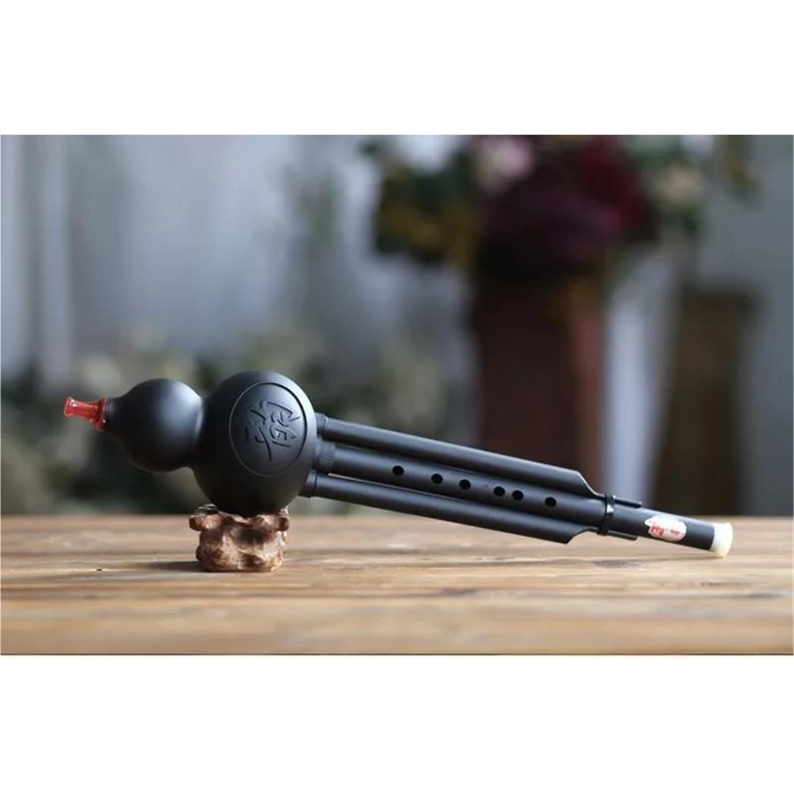Hulusi Flûte Hulusi Gourde Flauta Hulusi C/Bb Clé Hulusi Funda Flauta Instrument Folklorique Flûte De Calebasse Adaptée Aux Débutants(Bb)