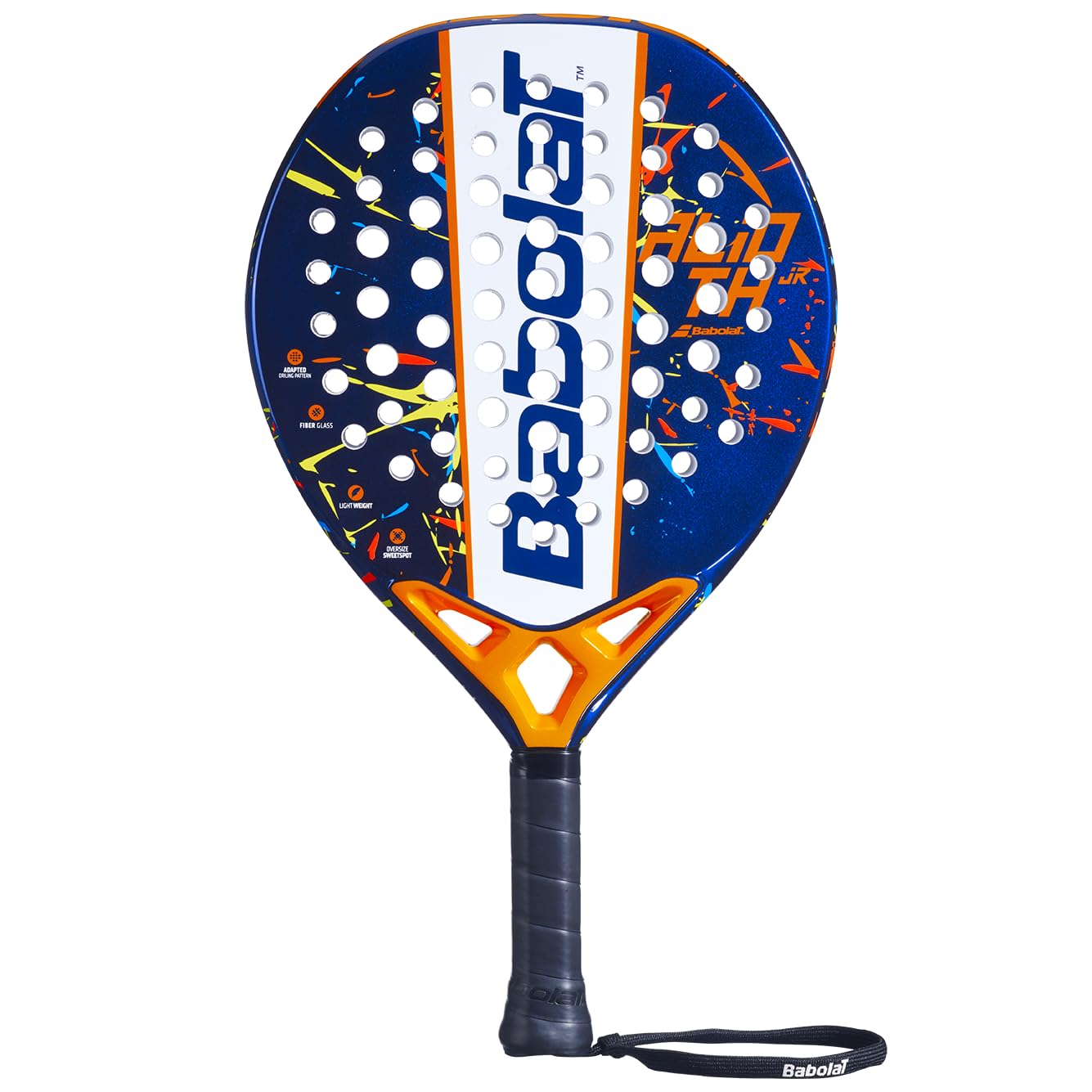 Babolat, Pala de pádel Modelo Alioth JR, Gran tolerancia para ataques precisos, Maniobrabilidad óptima, Forma Redonda Oversize para Mejor Control