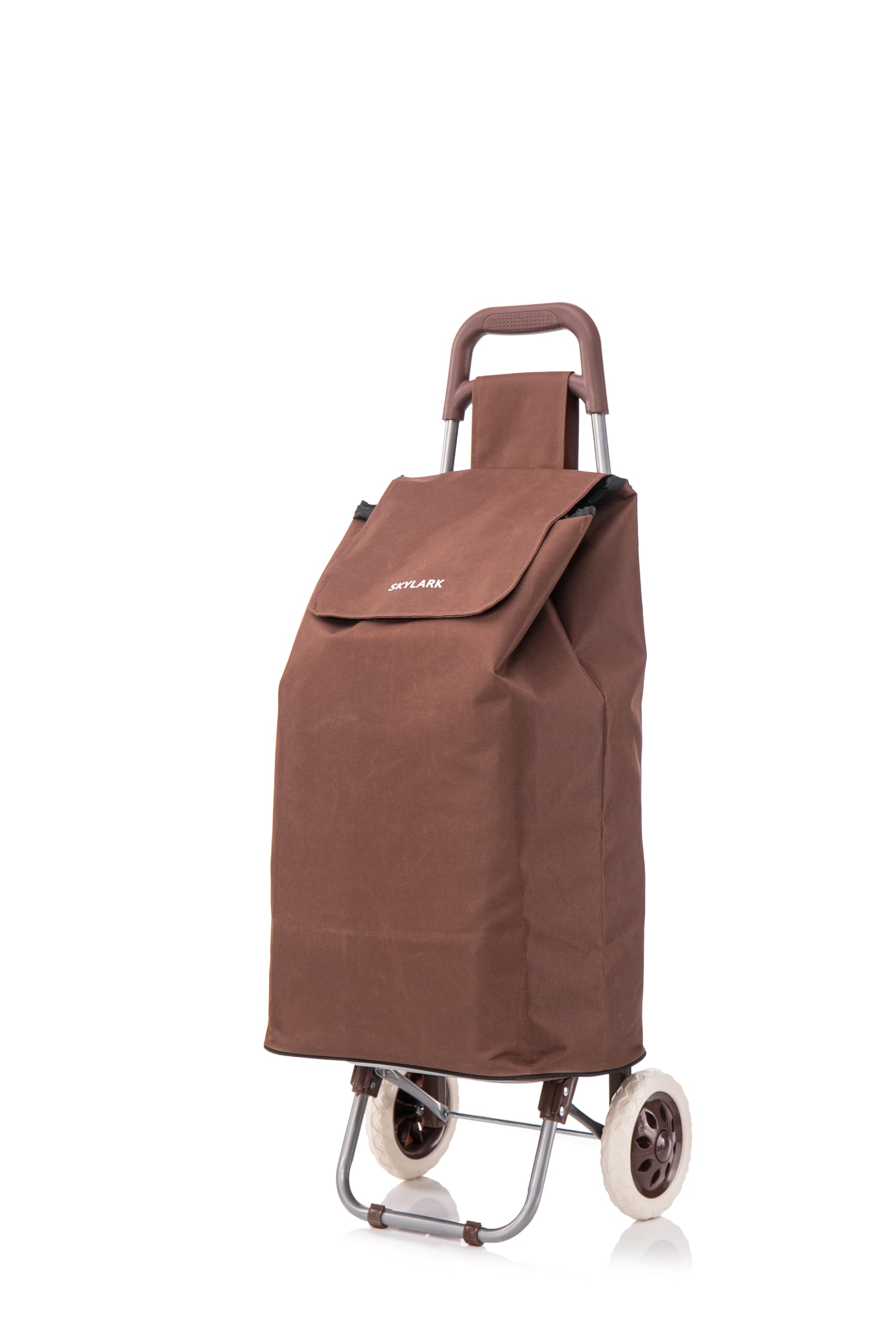 Skylark 54Ltr Lightweight Shopping Trolley, Hard Wearing & Foldaway Push/Pull Cart for Easy Storage, Flat-Pack