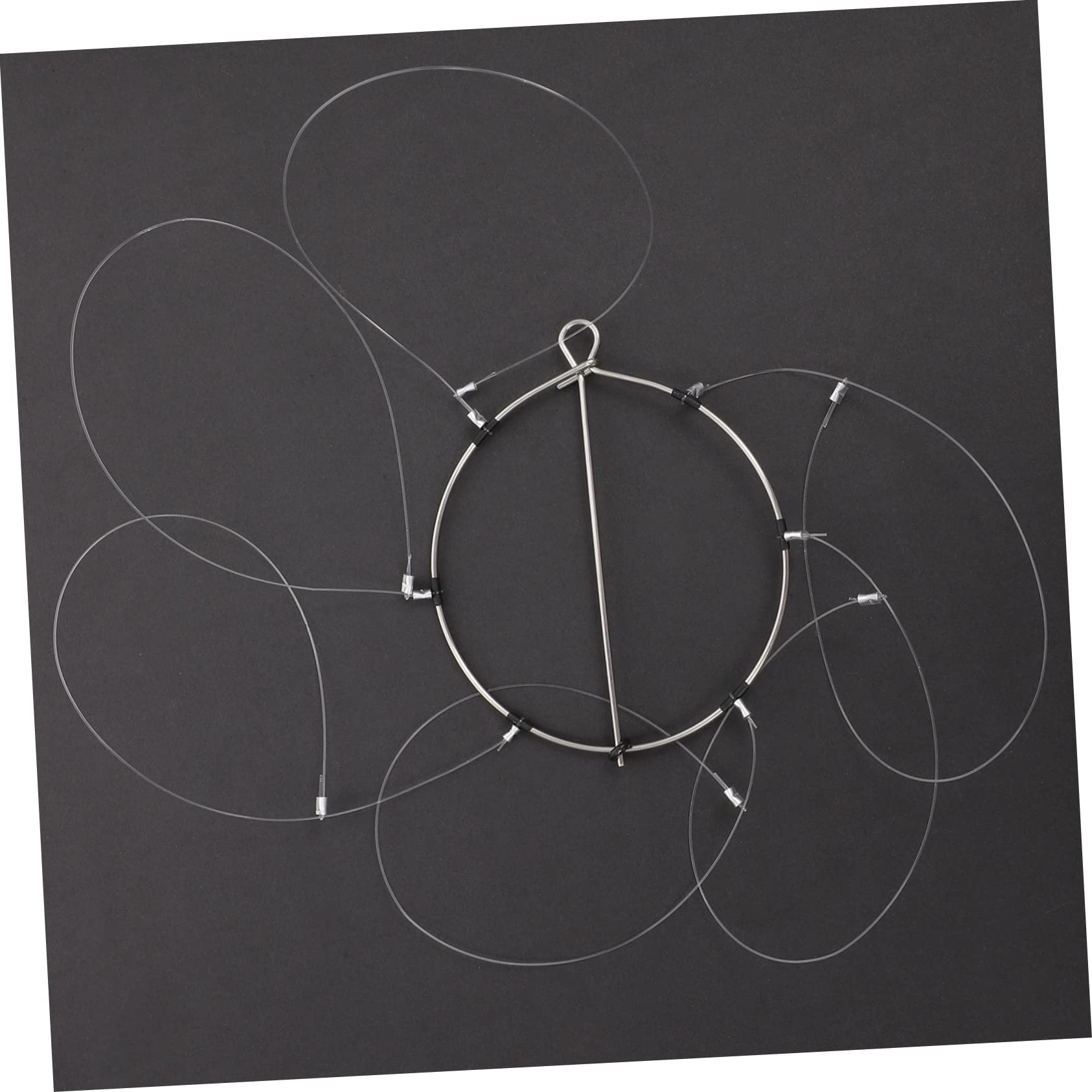 MUELODSIC Crab Trap Sets 5pcs Crab Fishing Rings Crabbing Gear Loops Crab Trap Easy to Store