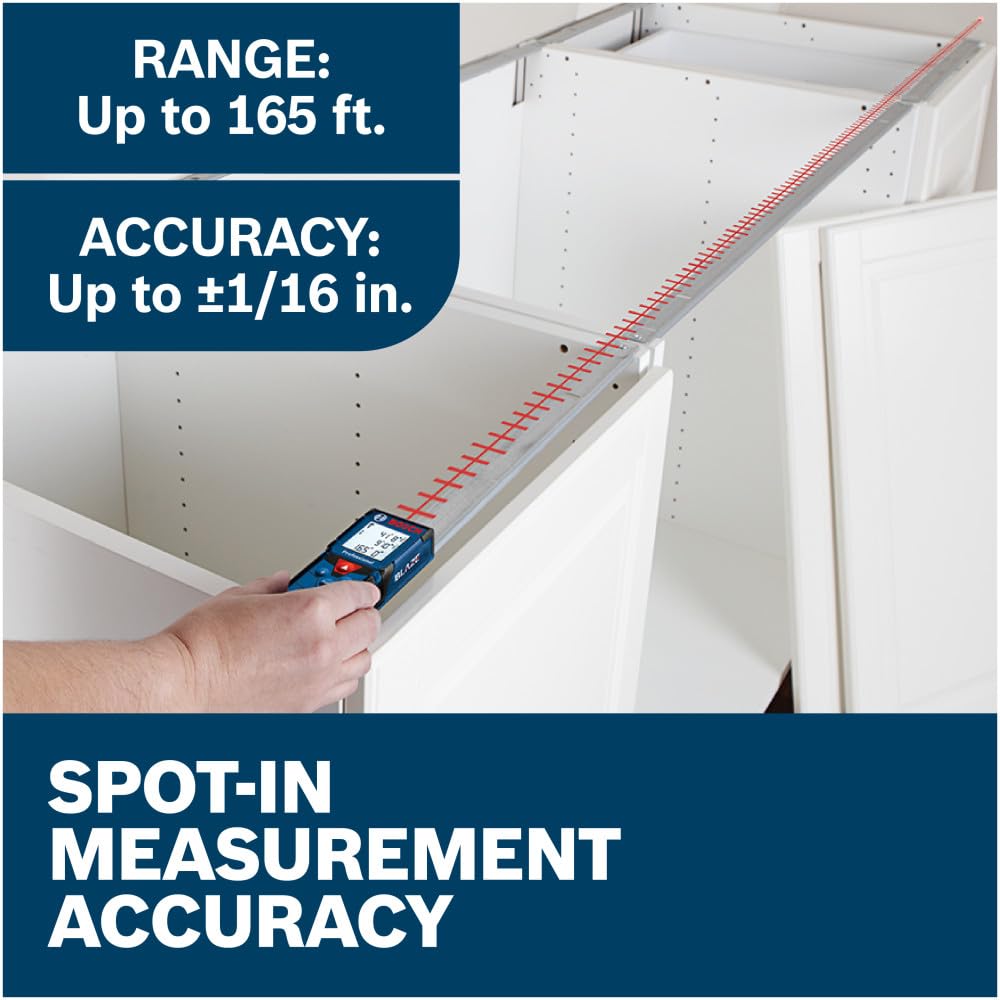 Bosch GLM165-40 Blaze Pro 165 Ft. Laser Measure, Laser Measuring Tool — Amazon image 10