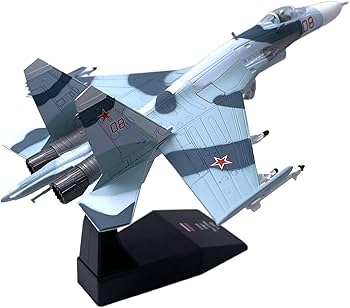 Amazon.co.jp: Milageto 1：100スホーイSu-27ロシアのダイキャスト戦闘