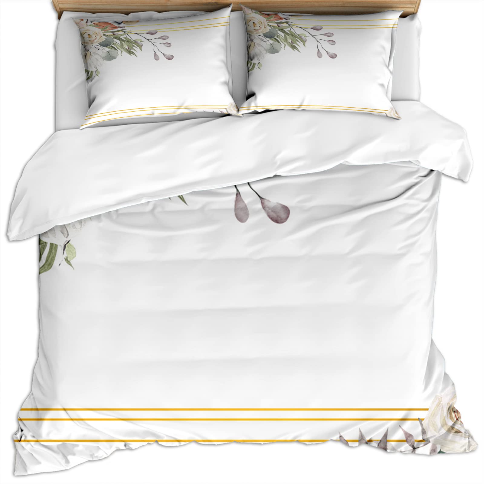 Funda edredón y fundas de almohada para camas de 135, ideal para renovar el confort del hogar