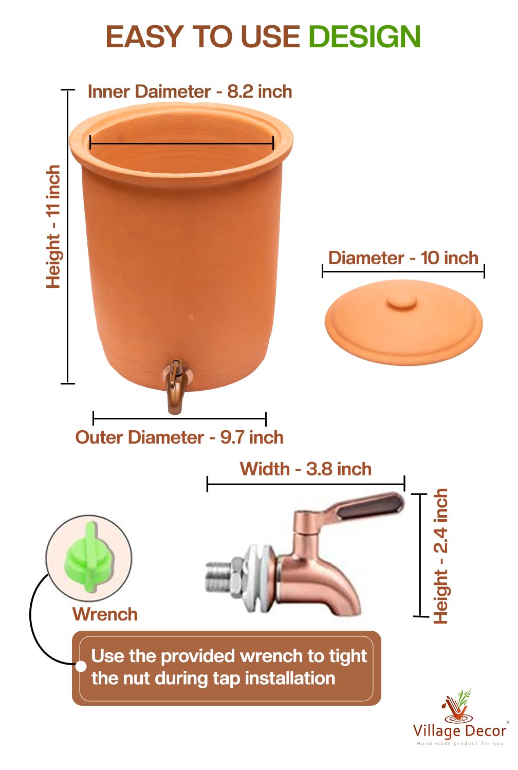 Terrakotta Wassertropfer Für Pflanzen - Automatische Bewässerung Im Urlaub, Selbst Regulierend