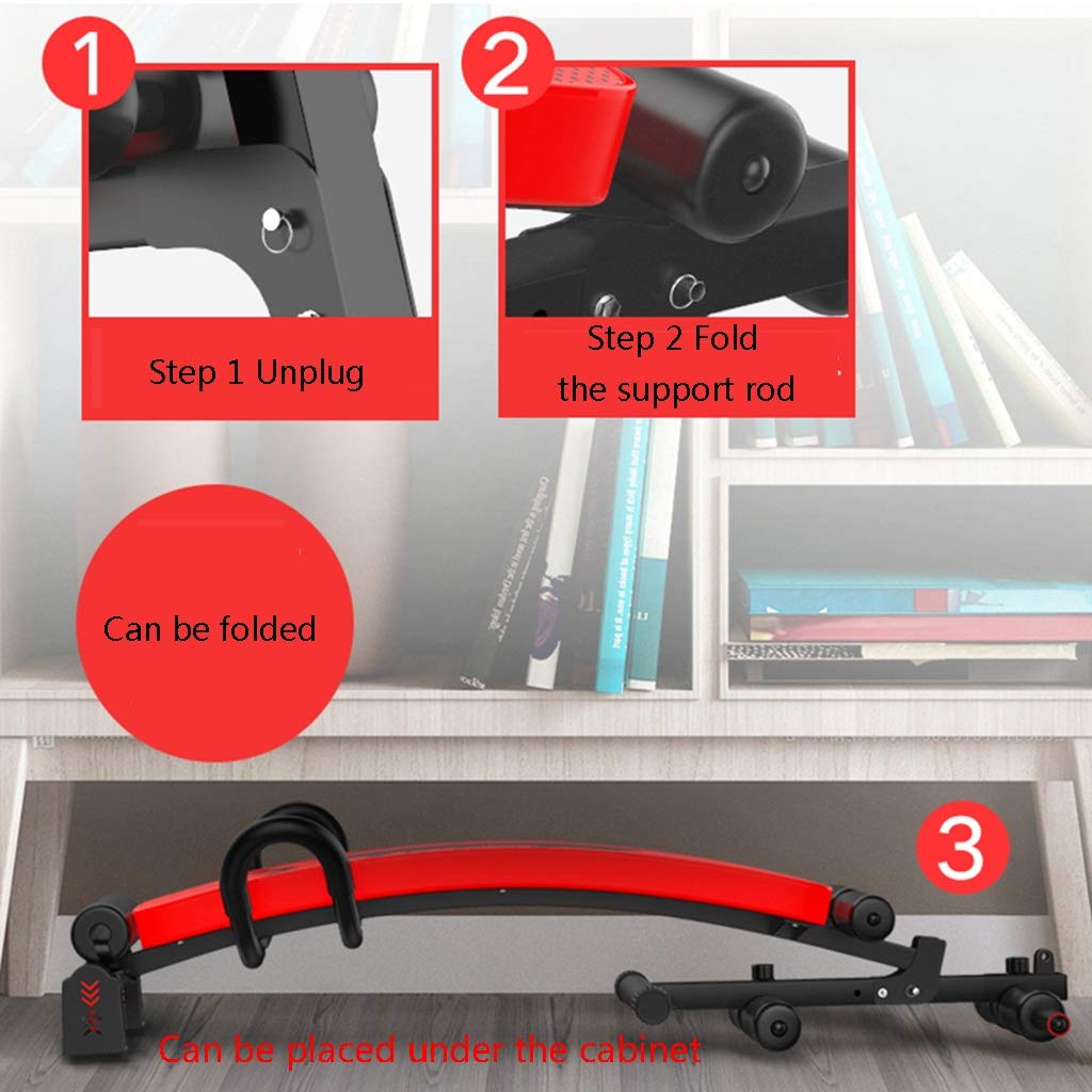 Attrezzature per Il Fitness dei Sit-up Domestici, ausili per l'esercizio della tavola dei Muscoli Addominali, tavola supina per Il Sistema di Assorbimento degli Urti aggiornato