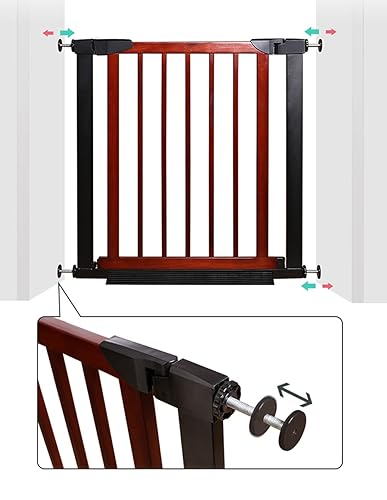 Miniatura 5 de 4 barras de husillo roscadas universales para puerta de bebé, pieza de tornillo de repuesto M8 (0.315 in) para puertas de seguridad montadas a