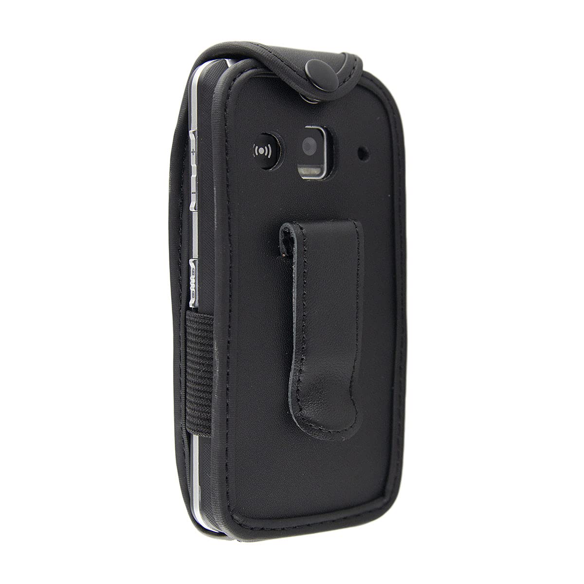caseroxx Leather-Case with belt clip compatible with Easyfone Prime-A7 made from genuine leather - Image 3