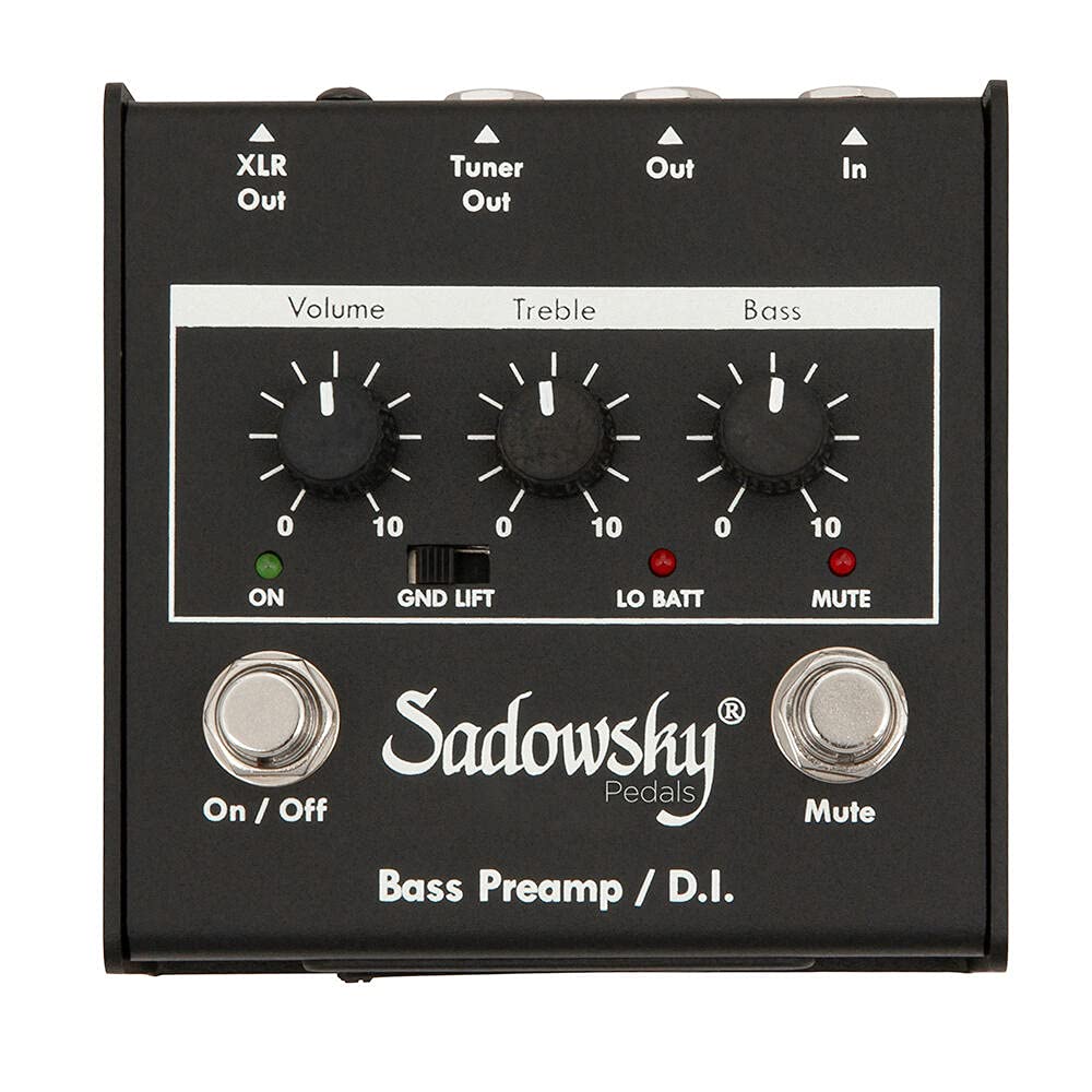 Sadowsky SBP-1 v2 - Outboard Bass Preamp/DI - Give Your Bass the Famous Sadowsky Sound!