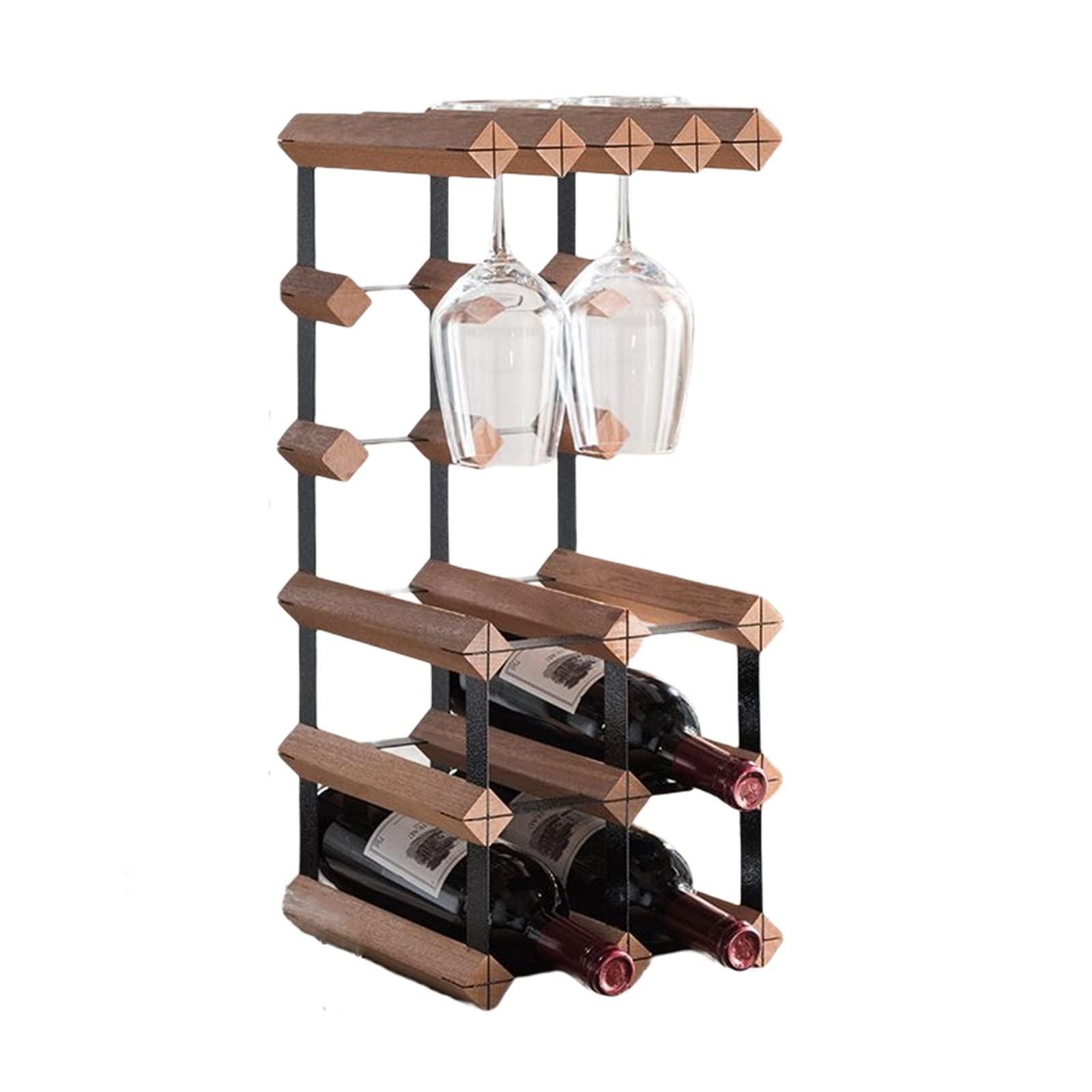 Solid Wood Wine WineRacks 30 Bottle Wooden Wine Cabinet With Drawer