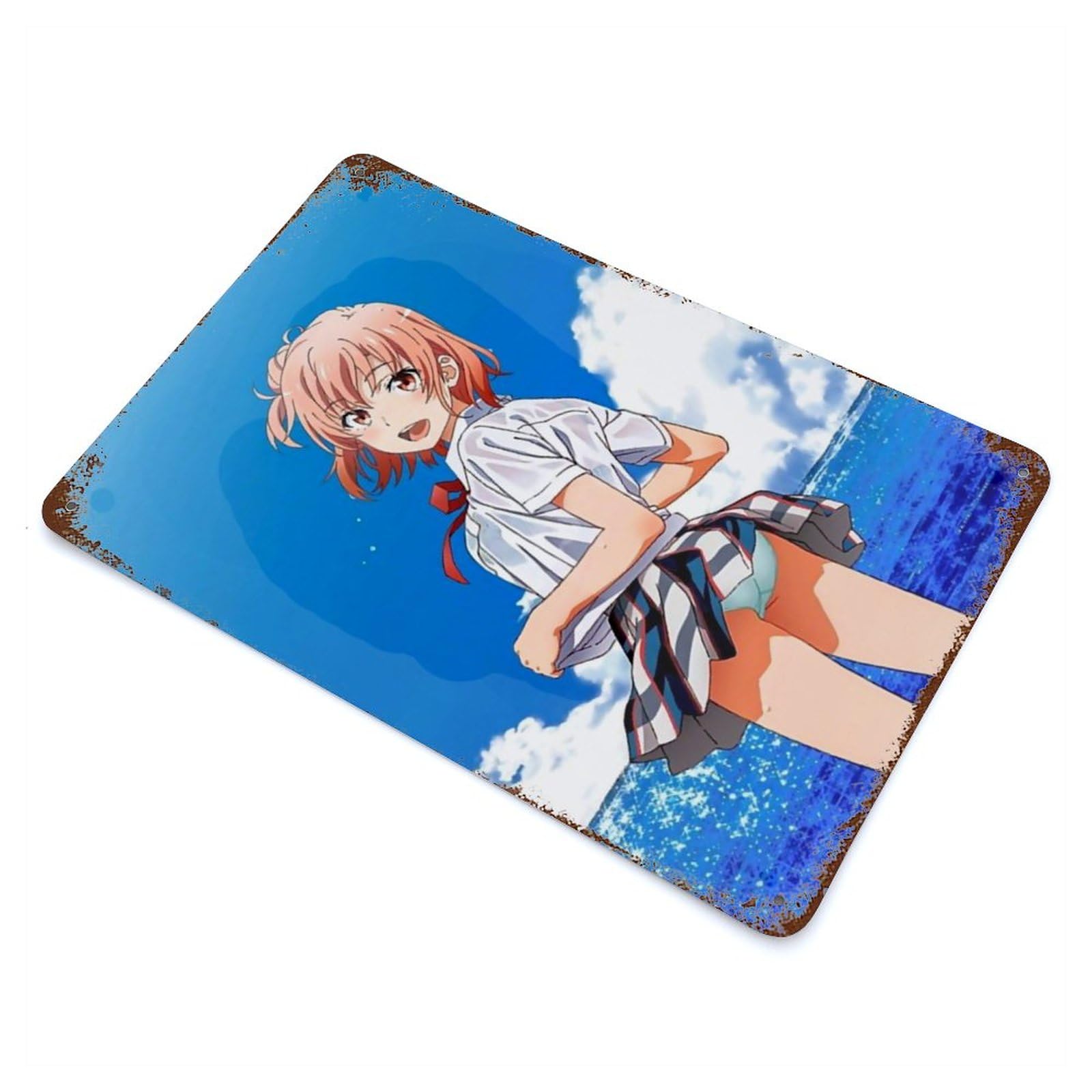 Amazon.co.jp: ブリキ看板 レトロ看板 やはり俺の青春ラブコメは