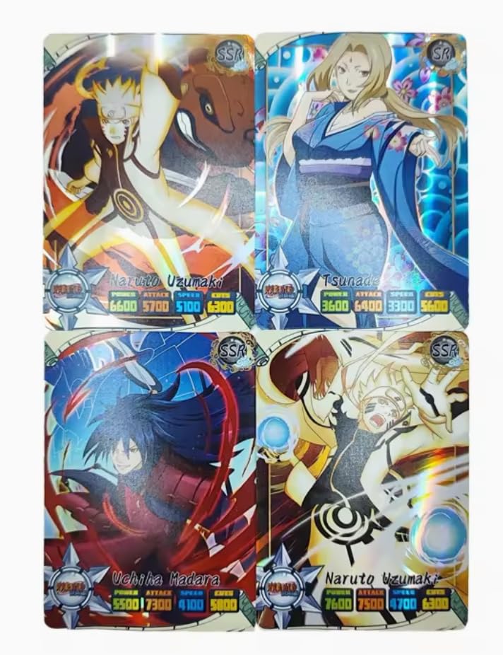 Imported pack of 50 cards- Premium TCG Naruto anime card pack : Amazon.in:  Toys & Games