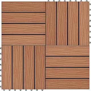 Flooring Carpet 11 pcs Decking Tiles Deep Emb...,