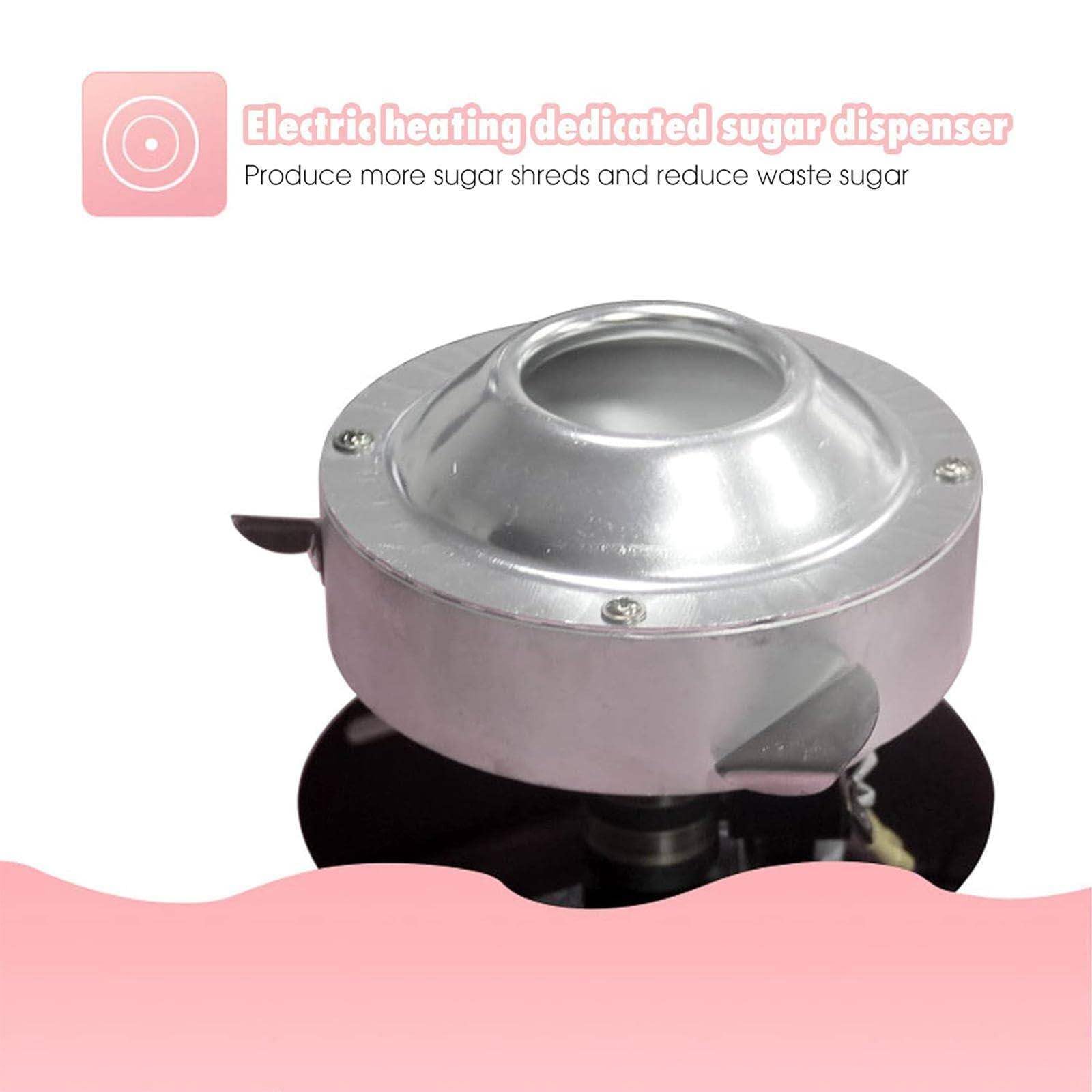 Máquina de algodón de azúcar con Control de Temperatura Continuo para Fiestas Familiares y cumpleaños Infantiles - Diámetro del Recipiente de azúcar: 45 cm