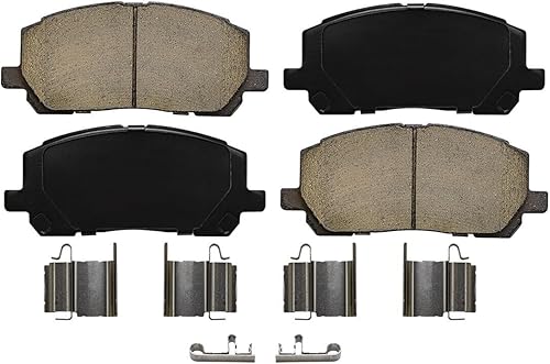 Miniatura 7 de Detroit Axle - Par de 2 rotores de freno delanteros de disco con almohadillas de cerámica con limpiador de frenos y accesorios para 2001 2002 2003