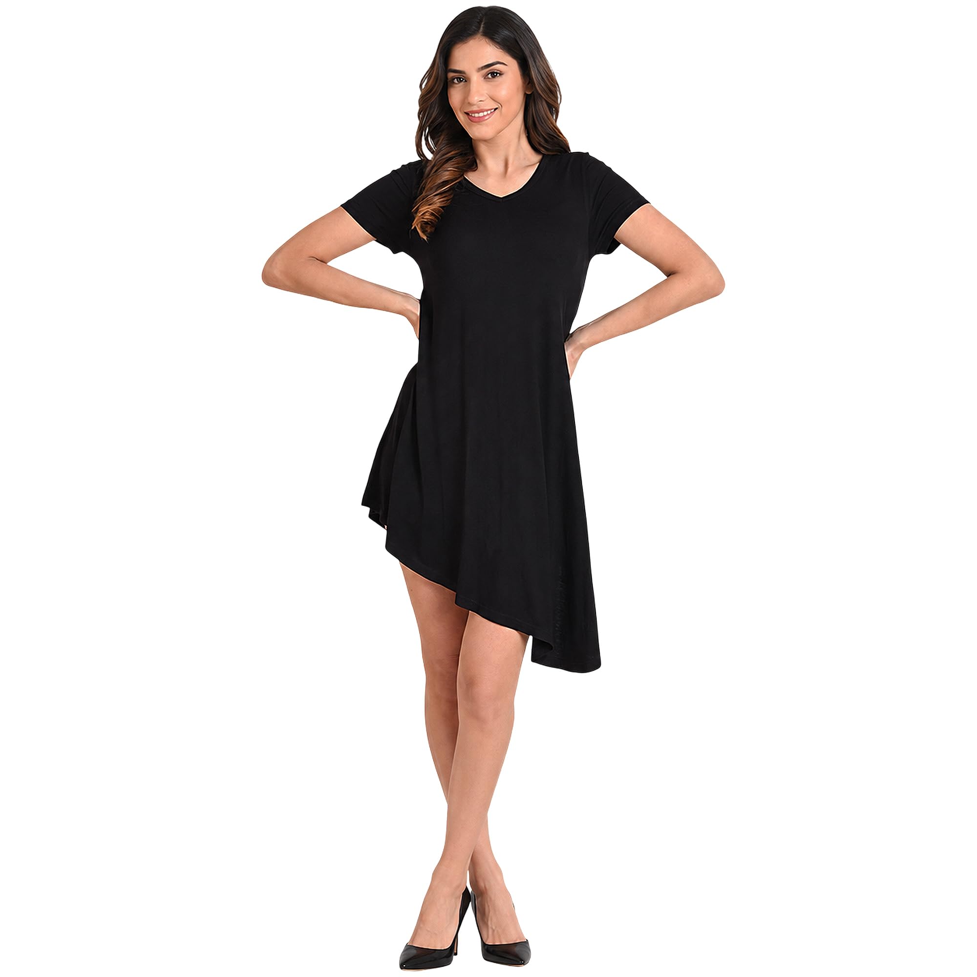 Miss Lavish London Sleeveless Dresses for Women -Casual Summer Dresses with Pockets, Women’s Fashion Midi Dress