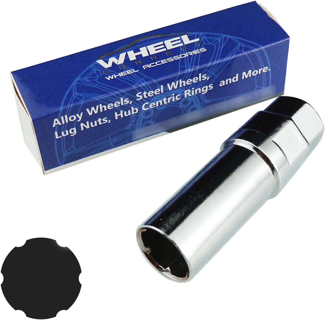 WHEEL CONNECT Lug Nuts Key for Spline Drive Lug Nuts and Bolts, 6 Point