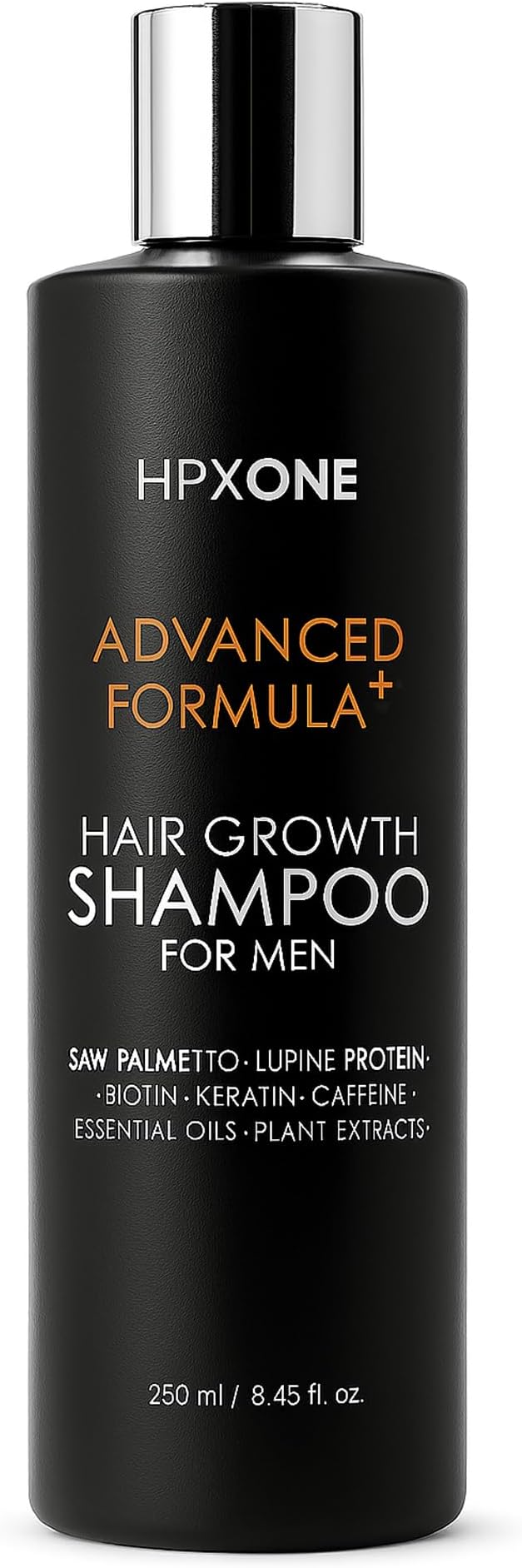 Anti Hair Loss Shampoo For Men - DHT Blockers: Saw Palmetto & Lupine Protein + Biotin, Keratin, Caffeine, Essential Oils & Plant Extracts - Strengthen, Thicken & Protect (250ml)