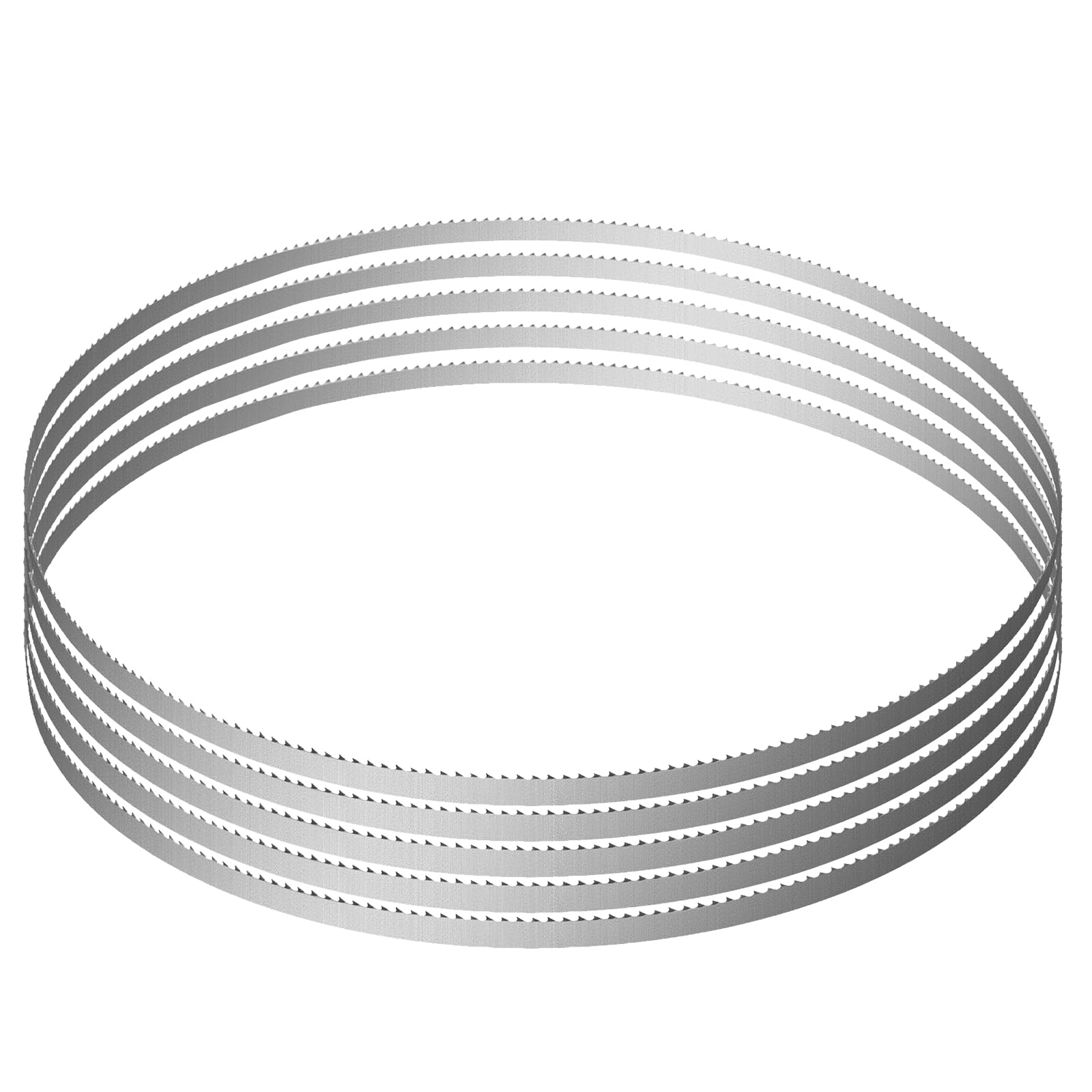 VEVOR elektrische Knochenschneidemaschine Sägeblatt 5 Stk. (1300 x 16 x 0,56 mm) Fleisch-Bandsägeblätter aus Kohlenstoffstahl zum Austausch, Bandsägeblatt für kommerzielle Knochensägemaschinen