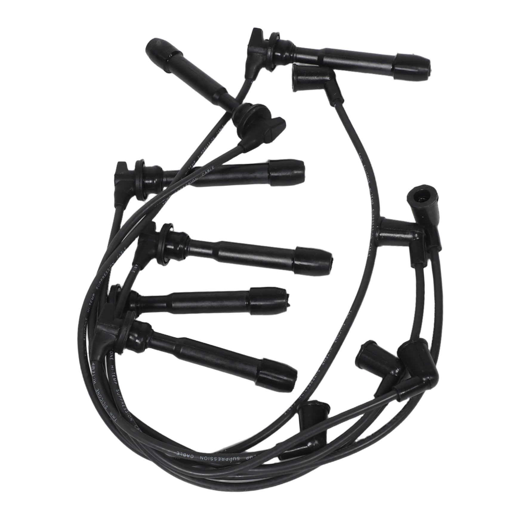 Juego de bobinas de encendido con cables para mejorar el arranque del coche 8