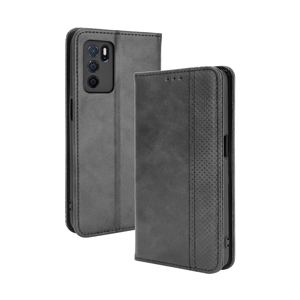 WEIOU Leather Folio Cover per Oppo A16 / A16s / A54s, Trifoglio