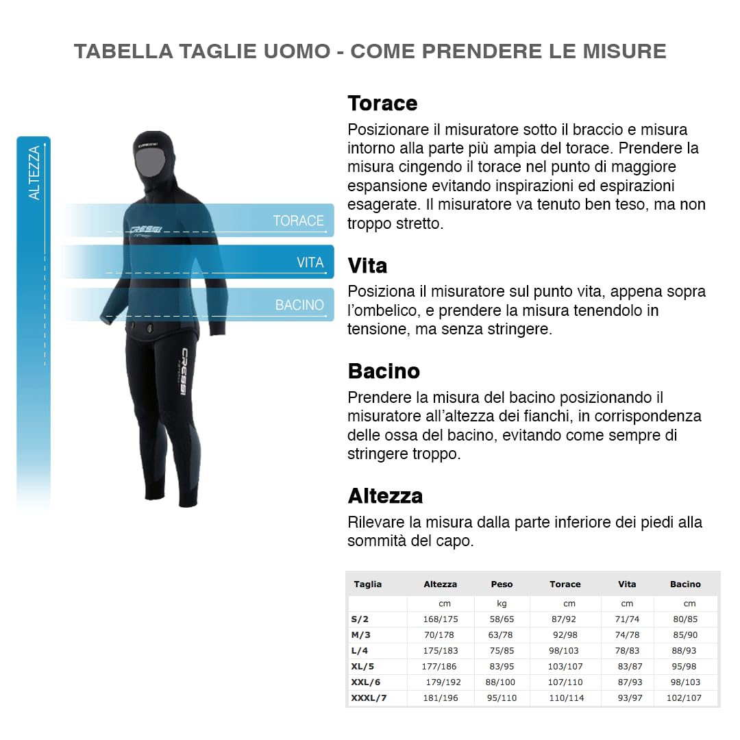 Cressi Muta in neoprene Fisterra, due pezzi