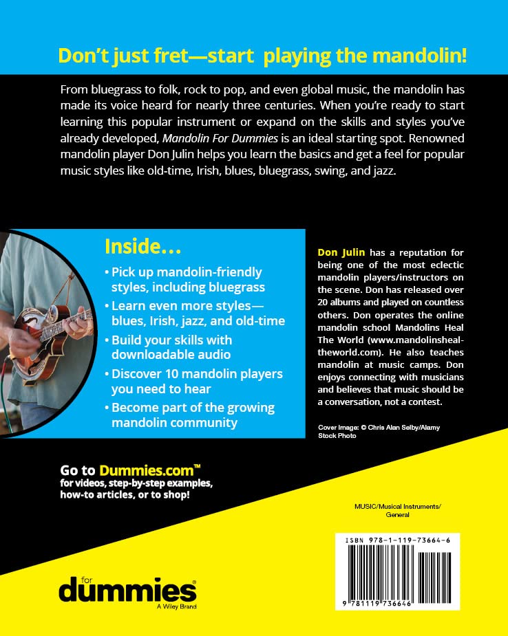 Mandolin For Dummies (For Dummies (Music)) - Image 2