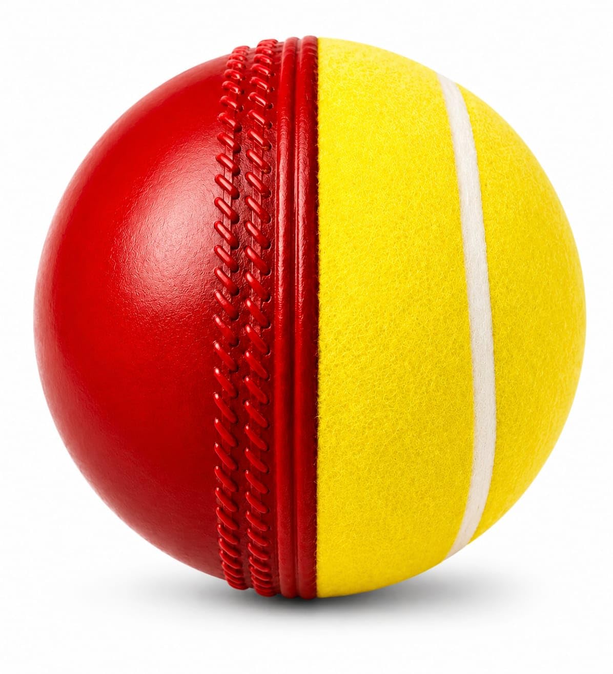 Red & Green Rubber Swing Cricket Ball- for All Age Groups|Durable & Perfect for Swing Practice|Indoor & Outdoor Practice|Waterproof & High-Visibility Regular Cricket Play Ball-image-44