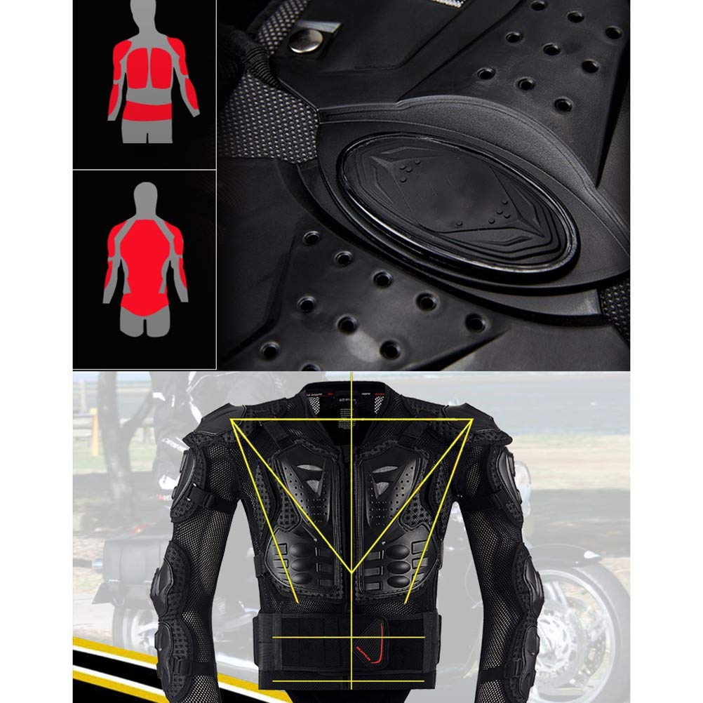 Moto Protezione Armatura da Motocicletta Indumenti di Protezione Corpo Armatura Completa Moto Professionale Sportivo per Gli Uomini Abbigliamento Protettivo da Corsa