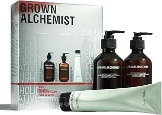 Grown Alchemist Body Heroes Kit: Natural Smoothing Exfoliant, Energize Cleanser & Restorative Cream - Head-to-Toe Skincare Essentials