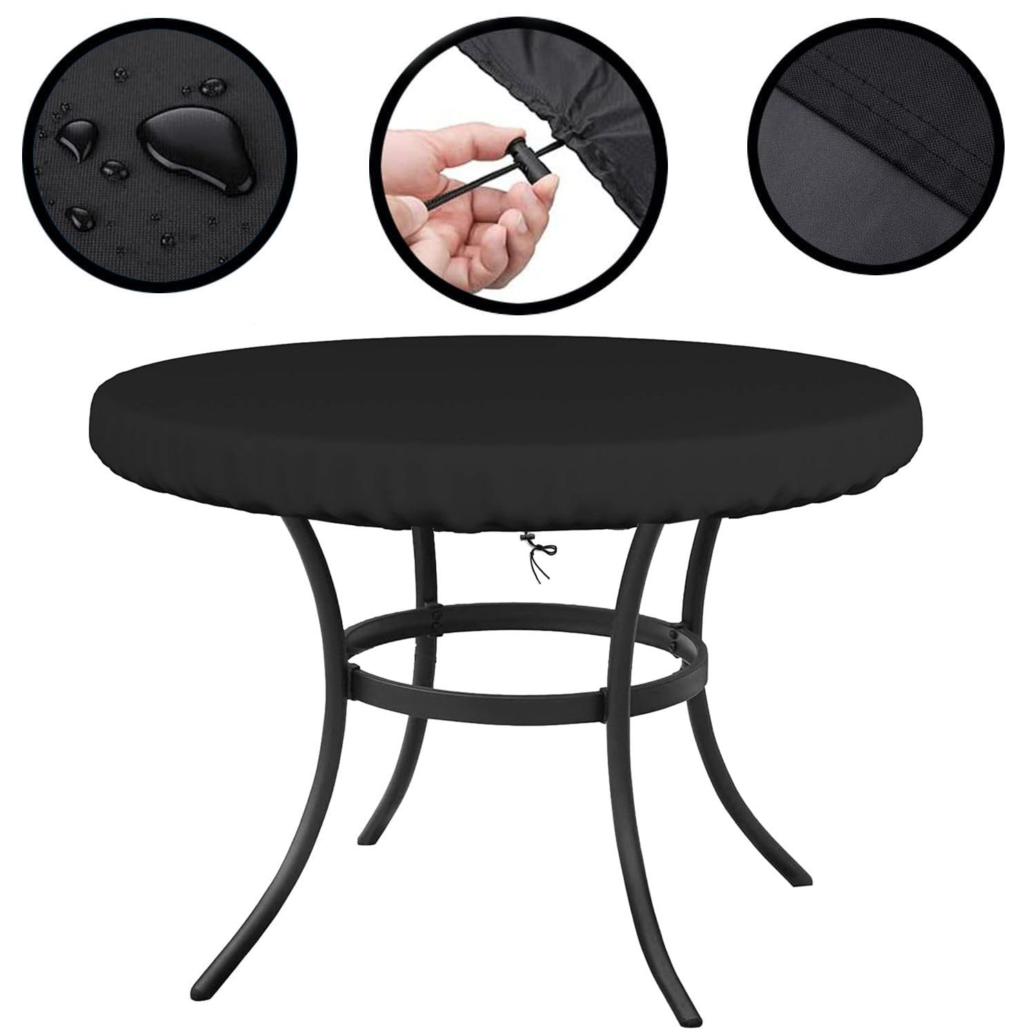 Ziewee Round Outdoor Table Cover Waterproof 40