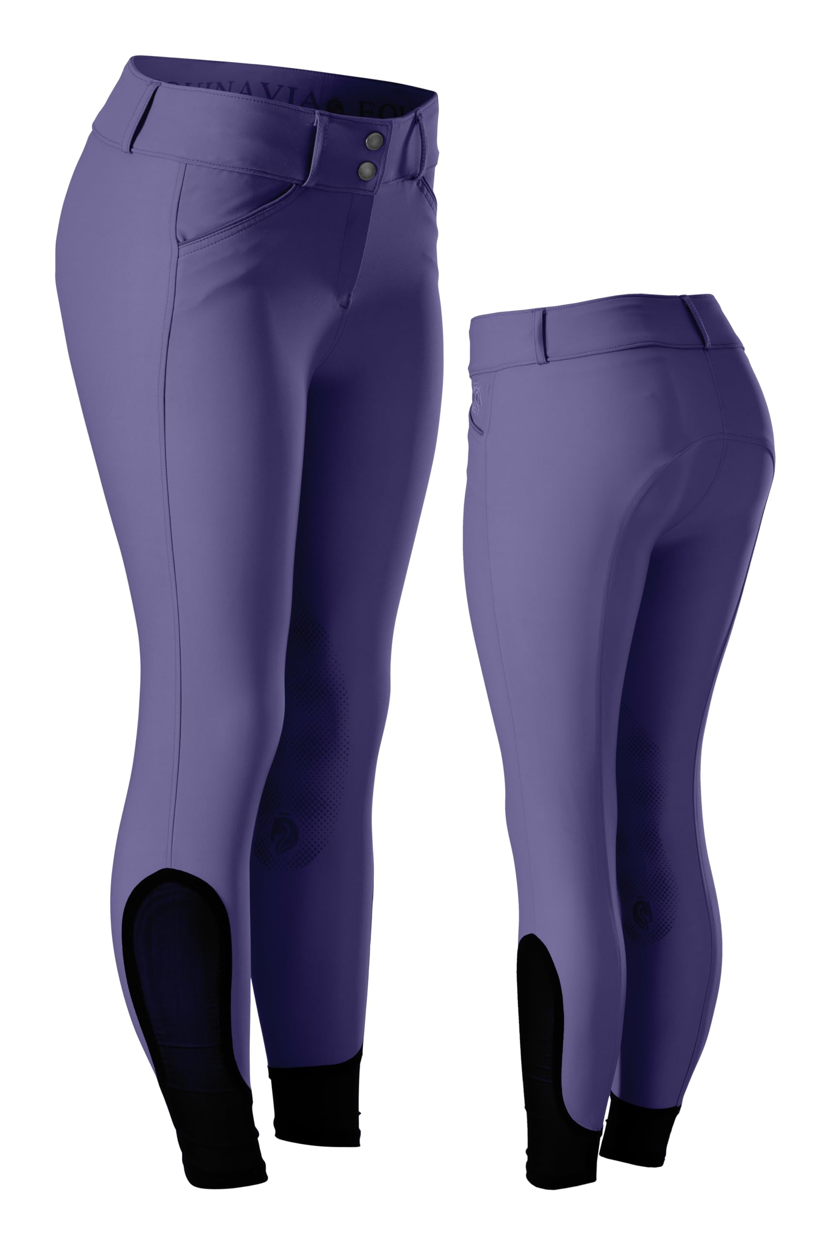Equinavia Maud Womens Mid Rise Silicone Knee Patch Breeches