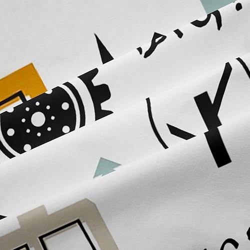 Miniatura 6 de Feelyou Cortinas de caricaturas para niños, para dormitorio, sala de estar, construcción, oscurecimiento, equipo de camiones, excavadora de coche de