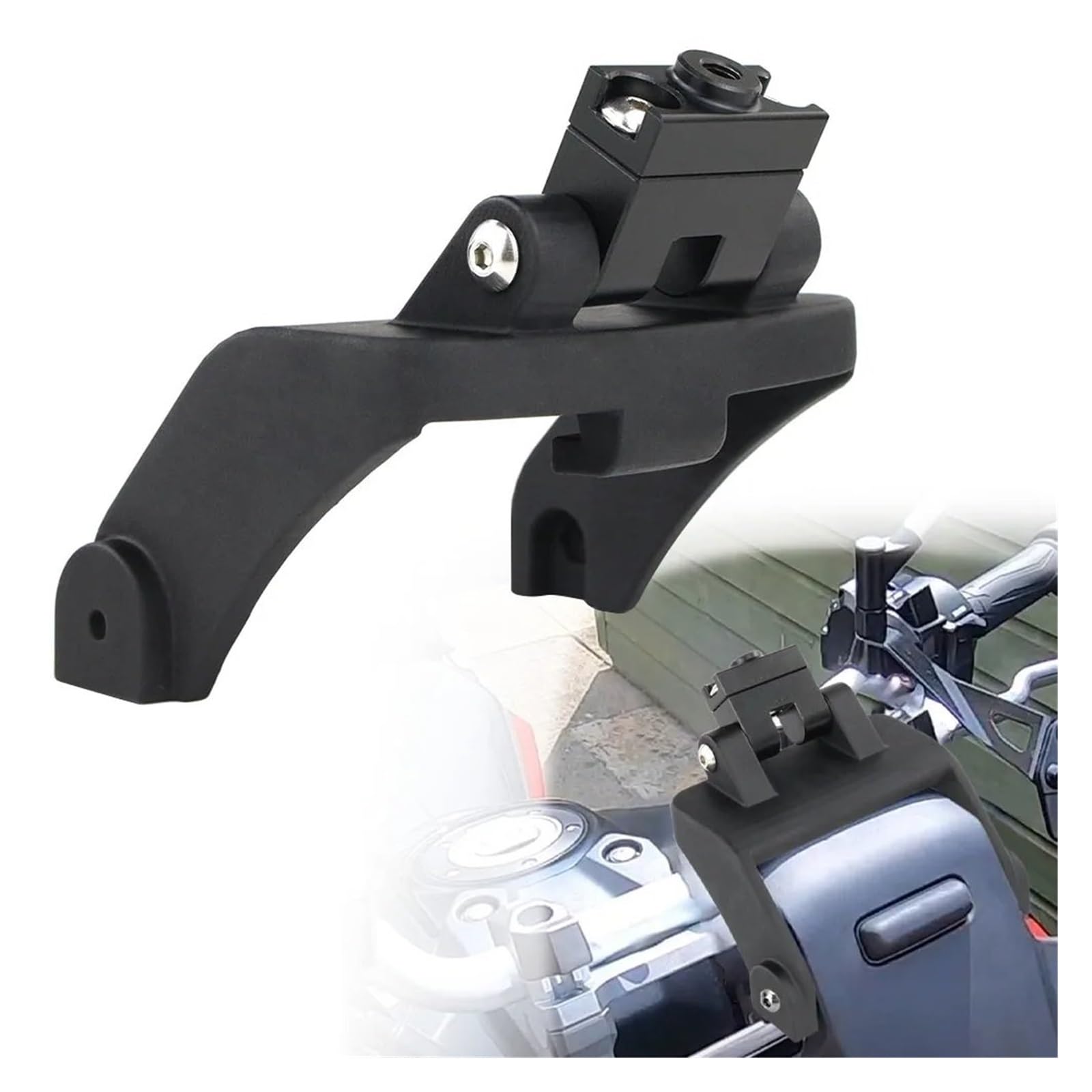 Staffa GPS Per Yamaha Tracer 900/9 2018-2022 – Supporto Per Navigatore E Telefono In PVC, Angolo Visione Perfetto