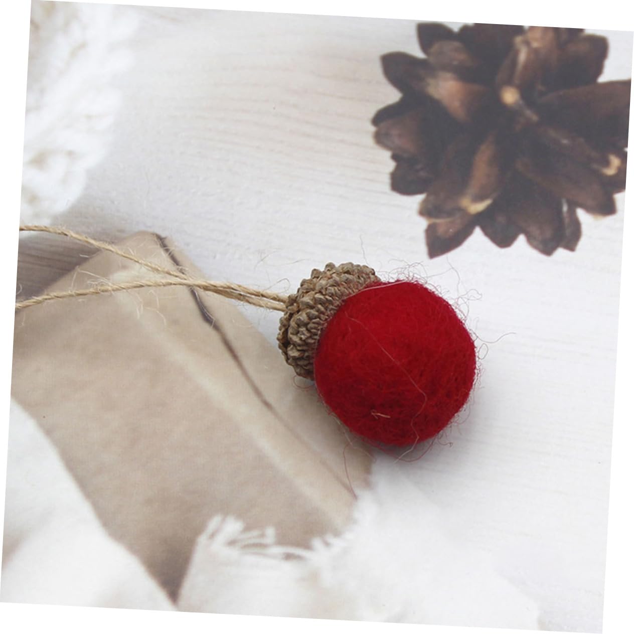 Cabilock 3 Set Di Decorazioni Per Albero Di Natale in Feltro Pigne Decorazioni Per Feste Di Natale 25 Pezzi * 3