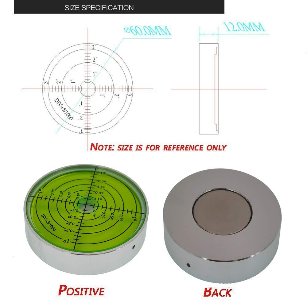 Precision Aluminum Level - Silver-Green -4