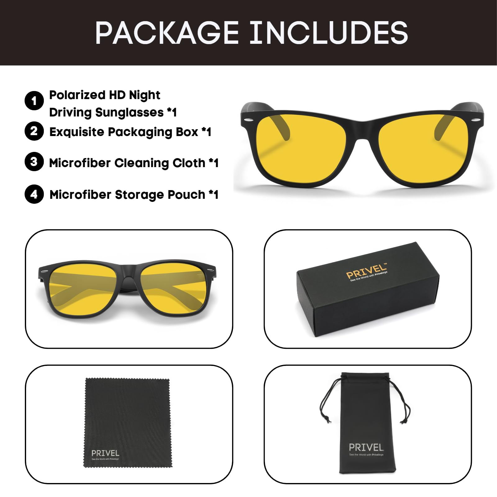 Gafas de sol polarizadas extragrandes de 155 mm para hombres y cabezas grandes y anchas, TR90, ultraligeras, protección UV400